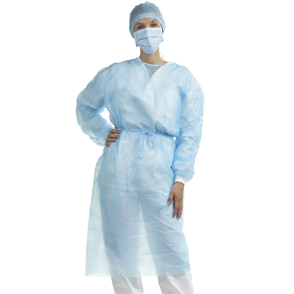 Blouses SpunBond stériles - bleu (50)